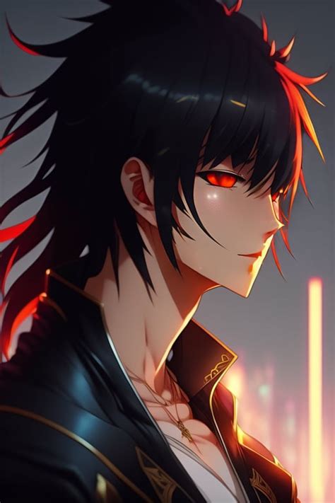 anime male black hair|gorgeous anime man black hair.